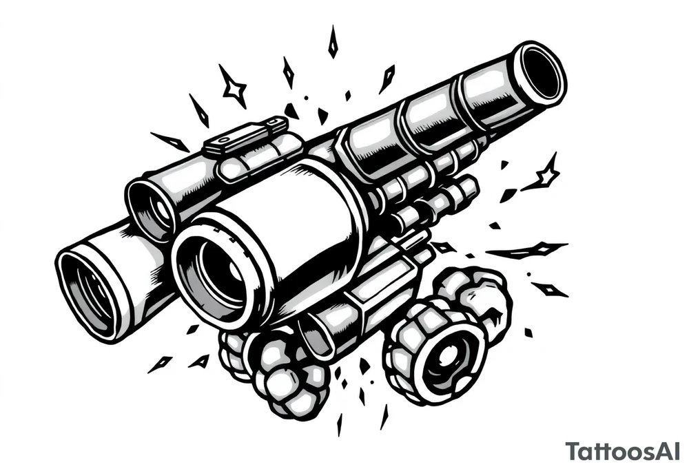 Russian rocket propelled grenade launcher tattoo idea