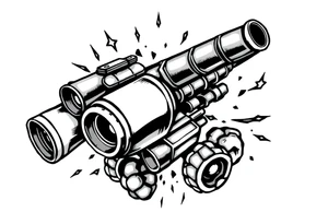 Russian rocket propelled grenade launcher tattoo idea