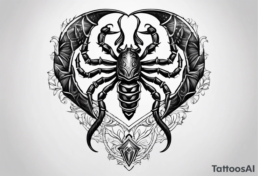 scorpio tattoo idea