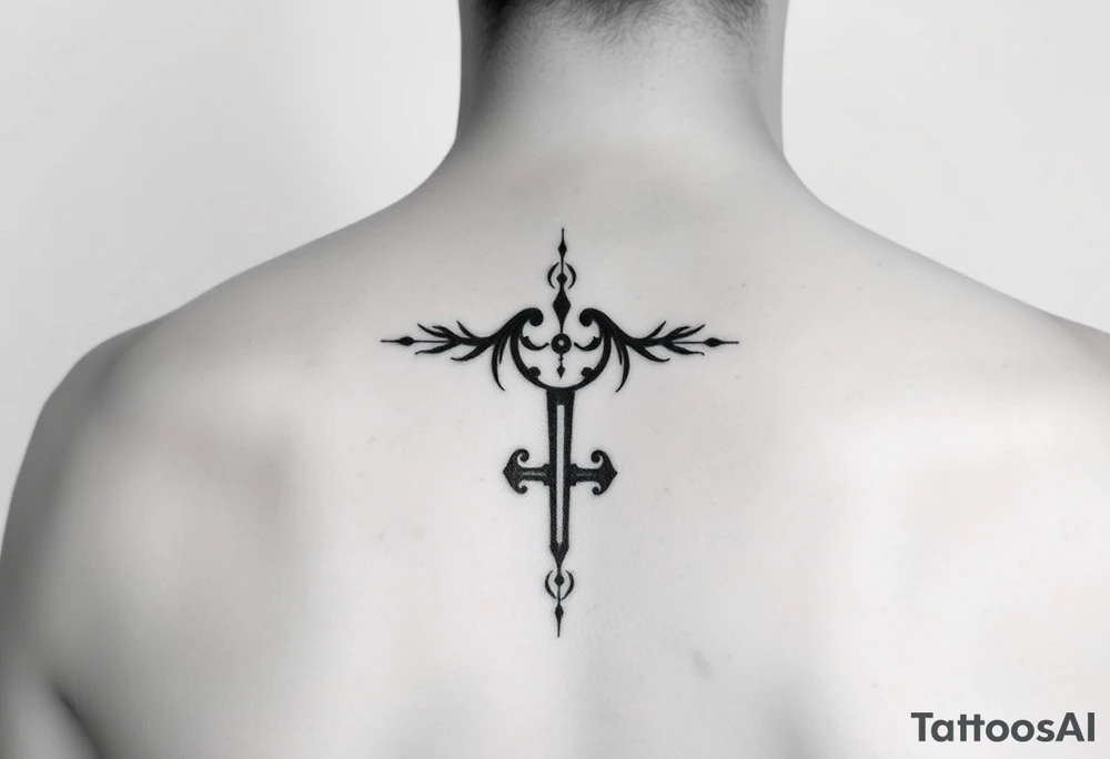 draw female symbol
simple and minimalist tattoo idea