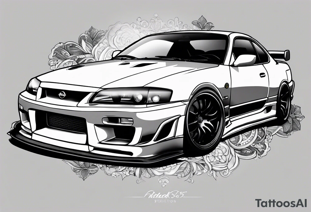 Nissan silvia S15 tattoo idea
