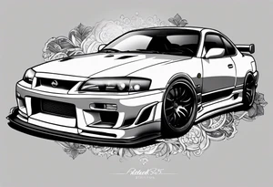 Nissan silvia S15 tattoo idea