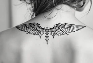 Unendlichkeitsschleife aus Flügel tattoo idea