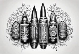 bullets tattoo idea