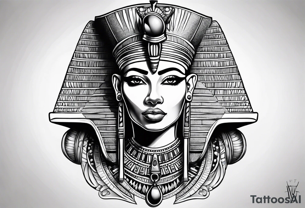 Egyptian queen tattoo idea