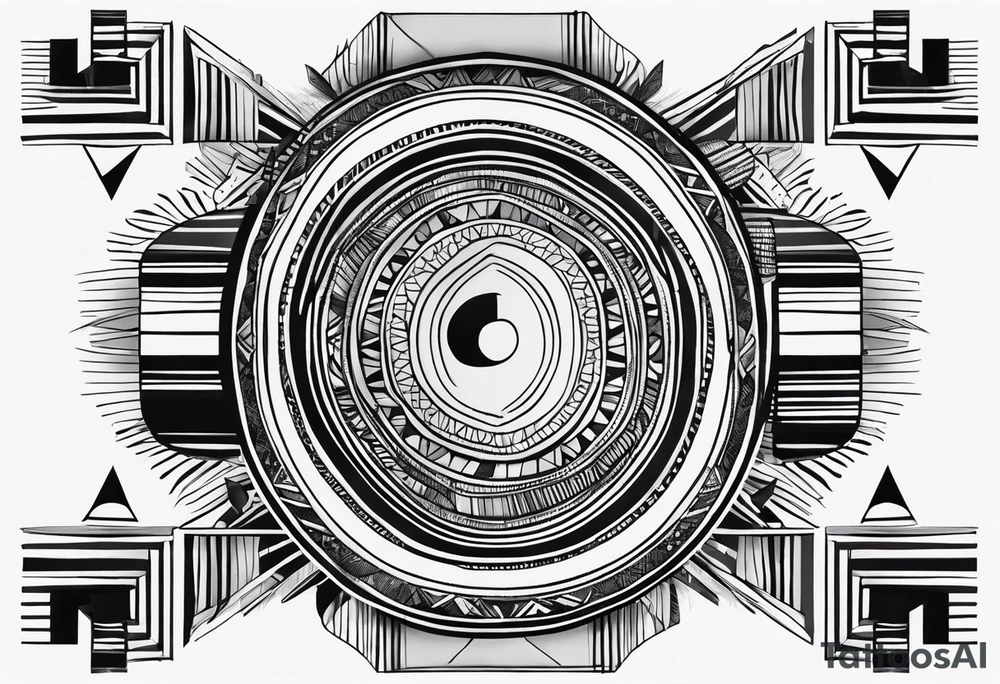 percussion, african, minimal tattoo idea