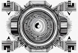 percussion, african, minimal tattoo idea