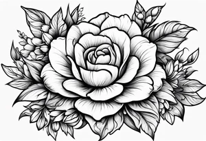 sword
sword true flower 
fine line
gentle
thin lines
l
floral design tattoo idea
