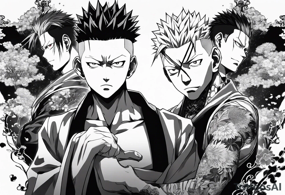 itadori jujutsu kaisen tattoo idea