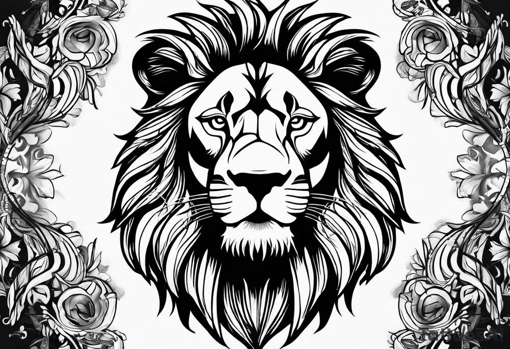 Lion from atlas tattoo idea