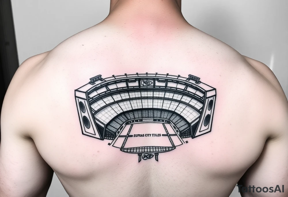 Kansas city chiefs, super bowl titles, arrowhead stadium tattoo idea