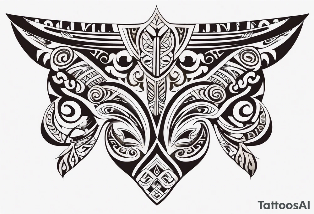 maori neck design tattoo tattoo idea