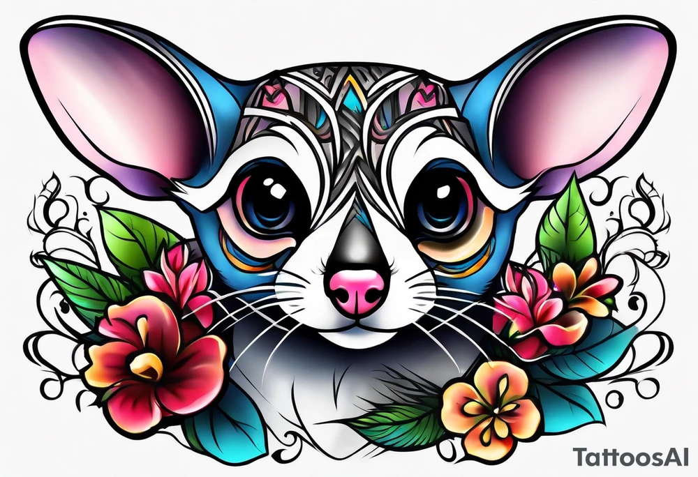 sugar glider tattoo idea