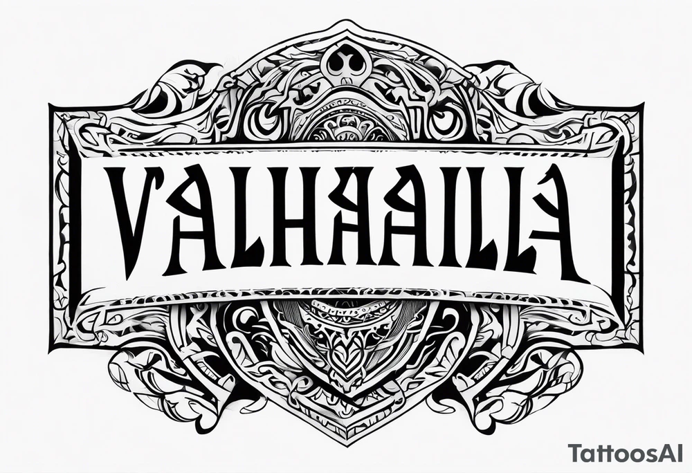 Valhalla tattoo idea