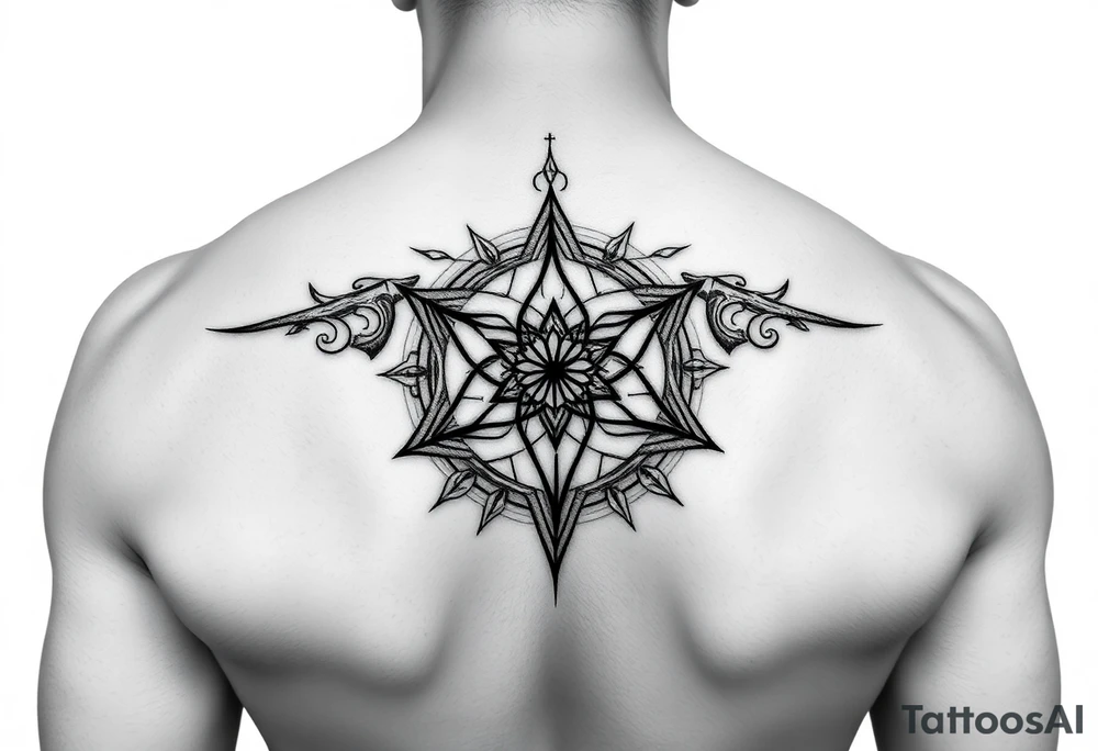 Sacred geometry tattoo idea