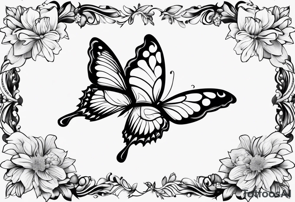butterfly tattoo idea