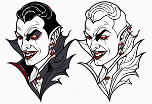 Vampire forearm tattoo tattoo idea