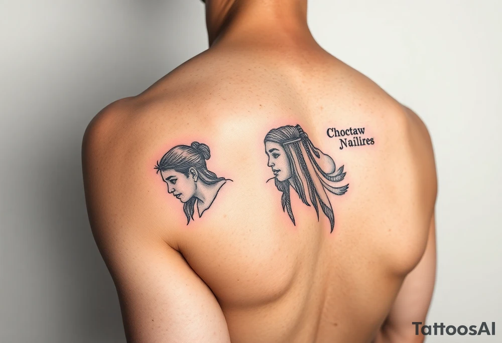 Choctaw childrens names arm tattoo idea