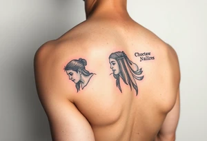 Choctaw childrens names arm tattoo idea