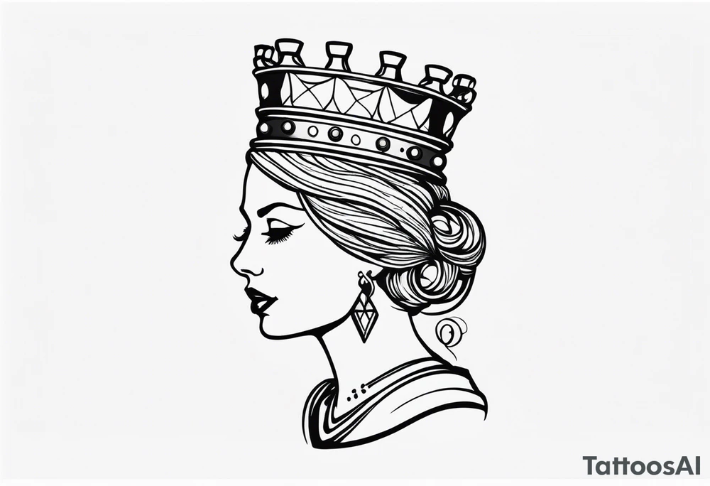 QUEEN CHESS tattoo idea