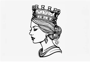 QUEEN CHESS tattoo idea