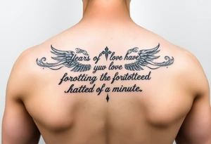 Years of love have been forgotten in the hatred of a minute tattoo idea