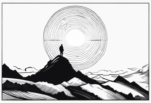 words that say on top of the world looking over the edge tattoo idea