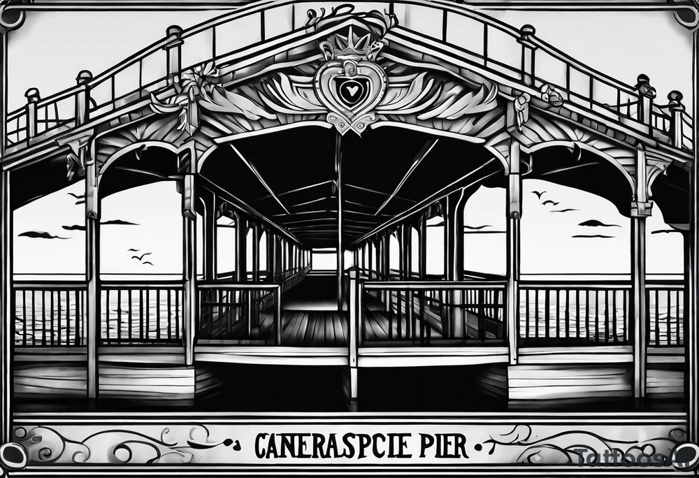Canarsie pier sign tattoo idea