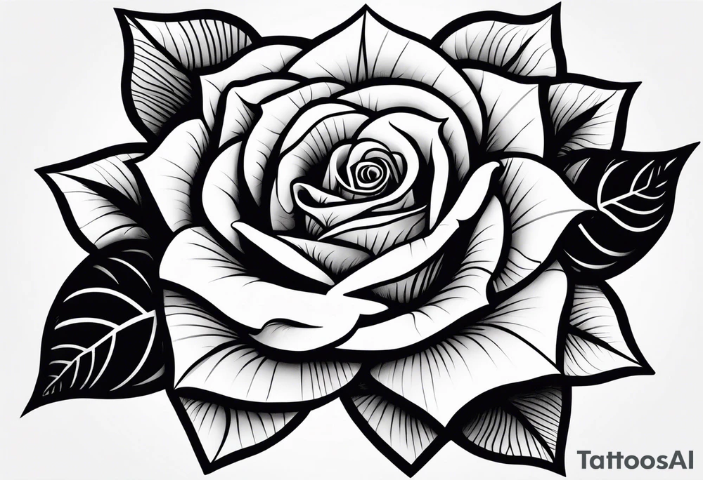 Mc Escher rose tattoo idea