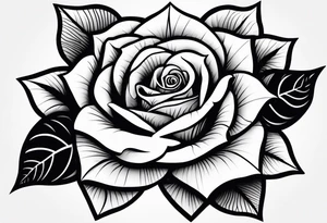 Mc Escher rose tattoo idea