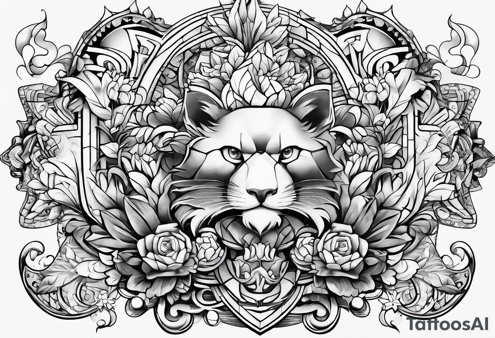 Jigsaw puzzle piece tattoo idea