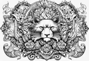 Jigsaw puzzle piece tattoo idea