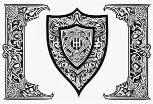 Valhalla sheild tattoo idea
