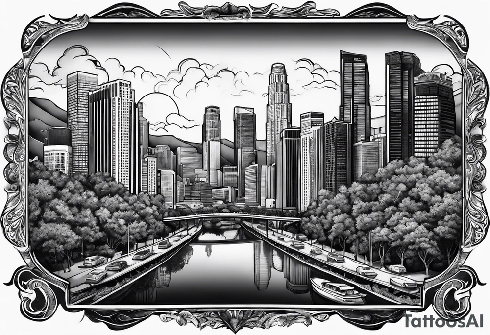 city of los angeles tattoo idea