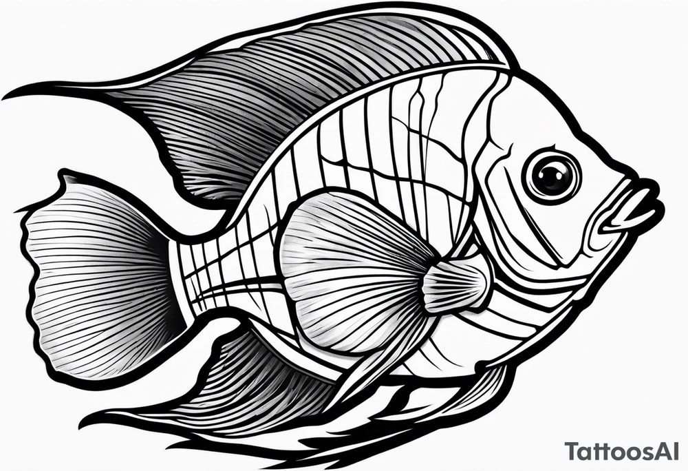 Angelfish tattoo idea