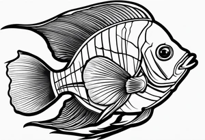 Angelfish tattoo idea