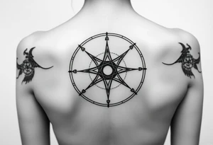 Classic scheme of Sephiroth, symmetry, circles, clean lines, ancient aesthetics. tattoo idea