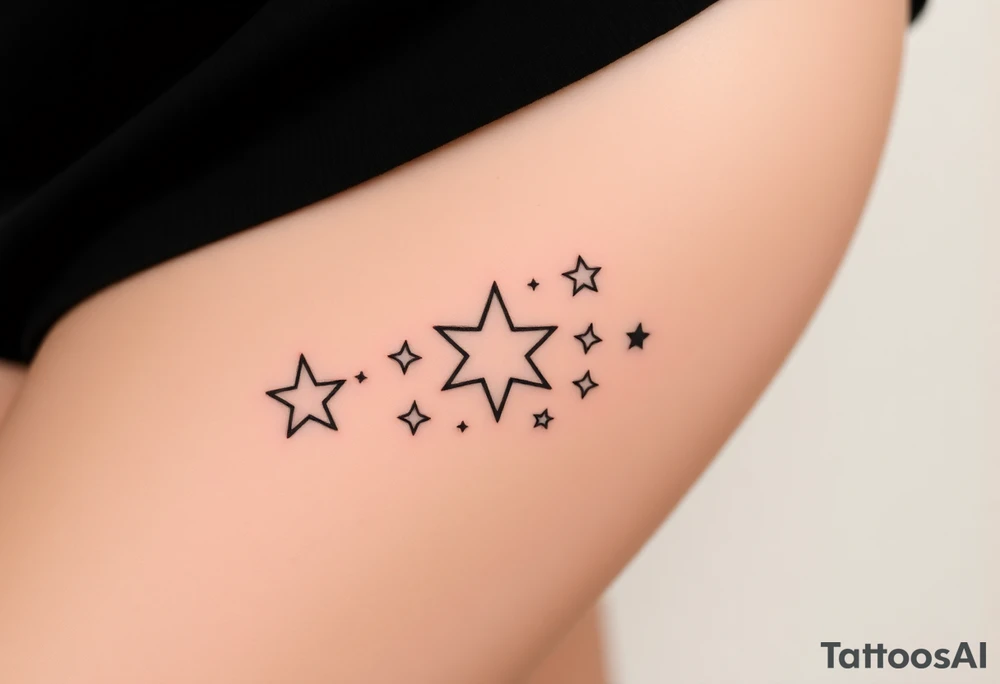 Stars tattoo idea
