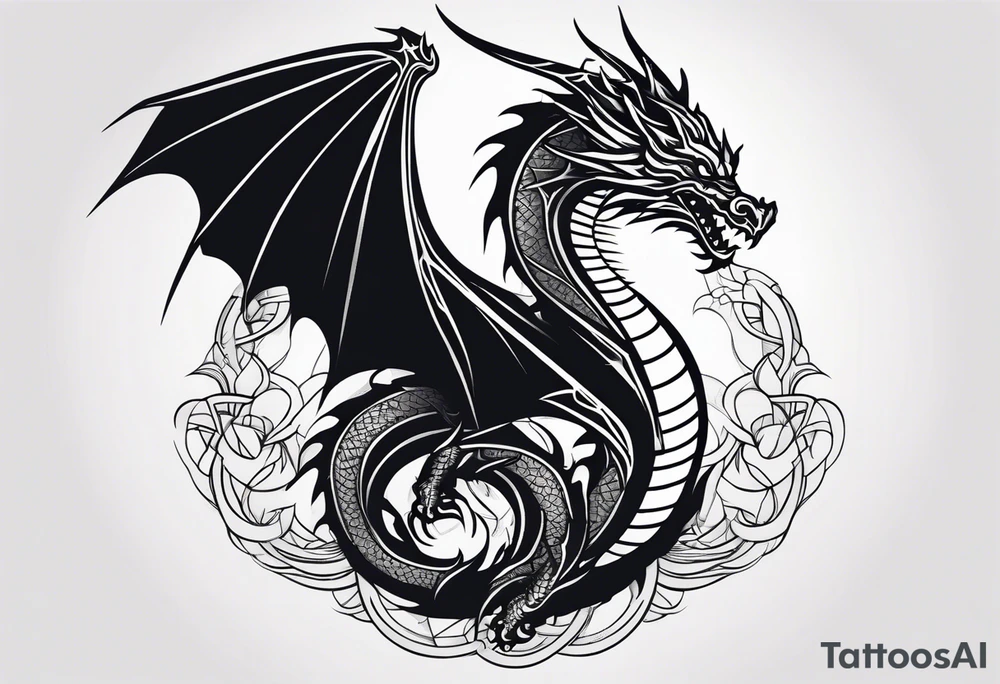 Dragon tattoo idea