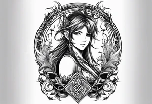 Final Fantasy XIV sleeve tattoo idea