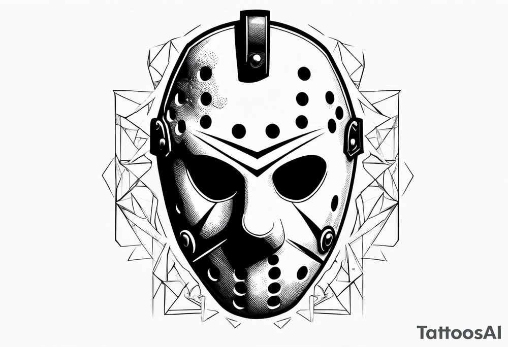 Friday the 13th Jason mask tattoo idea