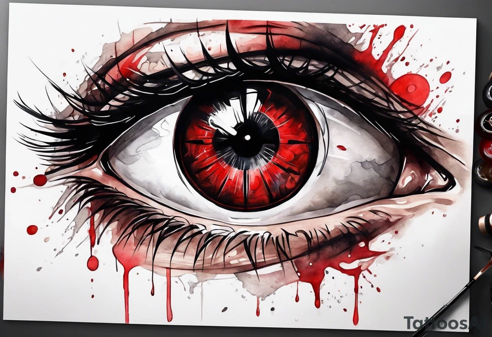 Sharingan eyes tattoo idea