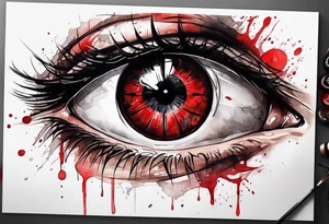 Sharingan eyes tattoo idea