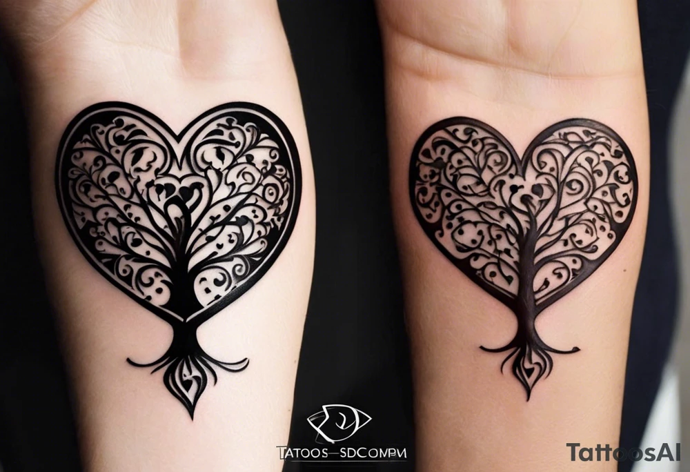 Anglais :
"I would like a forearm tattoo that represents love and family, designed with an elegant and timeless aesthetic. It should integrate the initials SDCM in a subtle yet meaningful way, perhaps intertwined with symbols like a heart, infinity sign, or tree of life. The overall design should convey a sense of connection, unity, and deep emotional significance tattoo idea