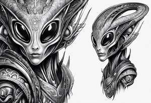 Alien tattoo idea