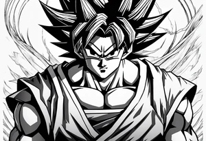 Kaioken Goku tattoo idea