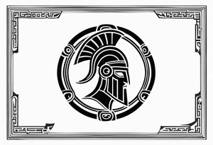 Ancient greek hoplite symbol tattoo tattoo idea