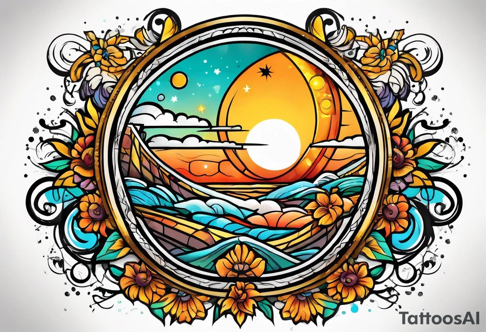 Sunshine tattoo idea