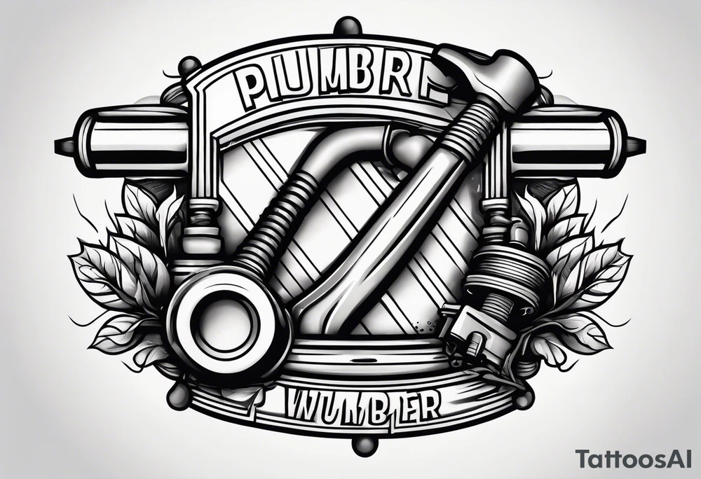A tattoo representing a plumber 
No pipe wrench’s and simple not a lot of detail tattoo idea