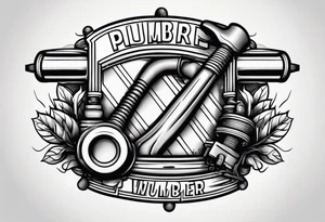 A tattoo representing a plumber 
No pipe wrench’s and simple not a lot of detail tattoo idea